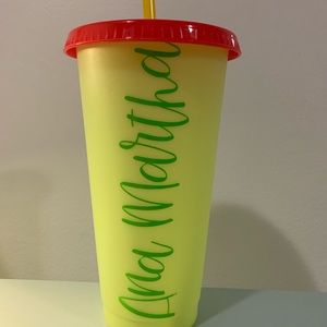 Personalized Color changing cup for cold drinks !